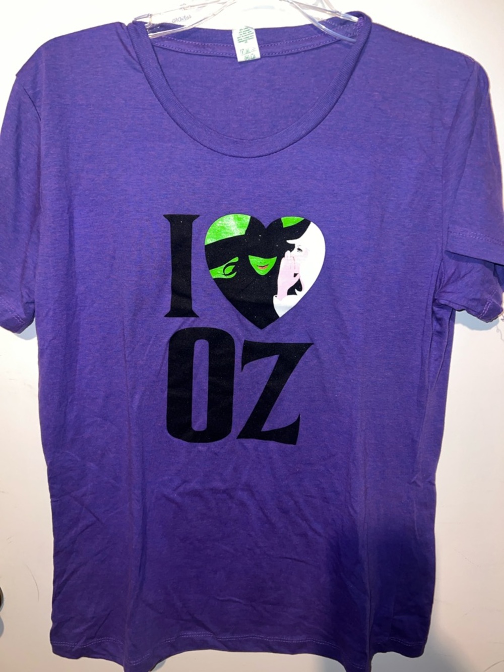 Purple 'I Heart Oz' Short Sleeve Tee